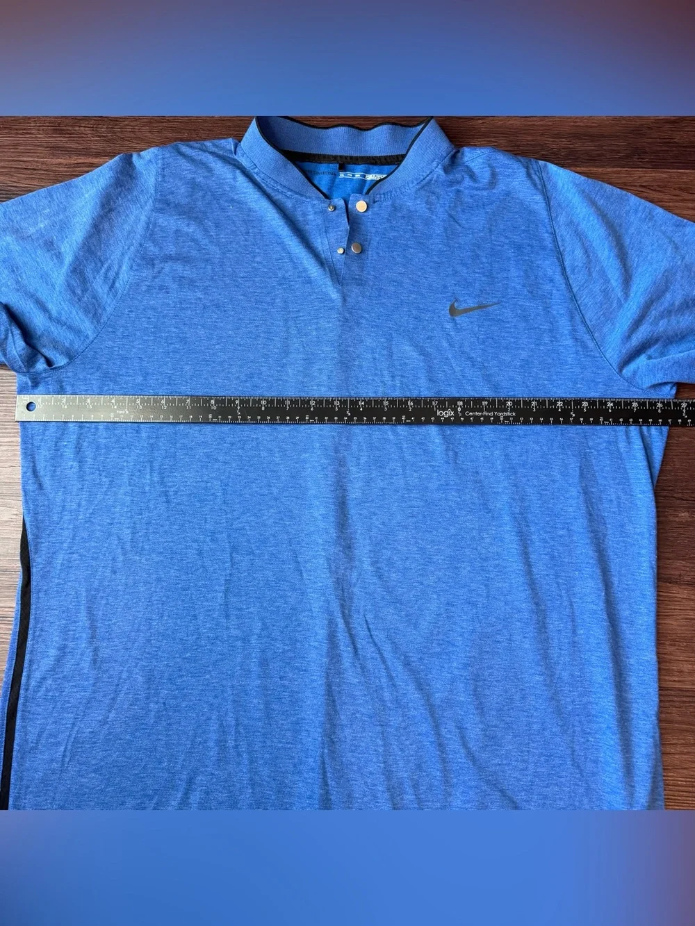 Nike Tiger Woods Velocity Max Blade Polo 726187 480 Heather Royal Blue 2XL Golf